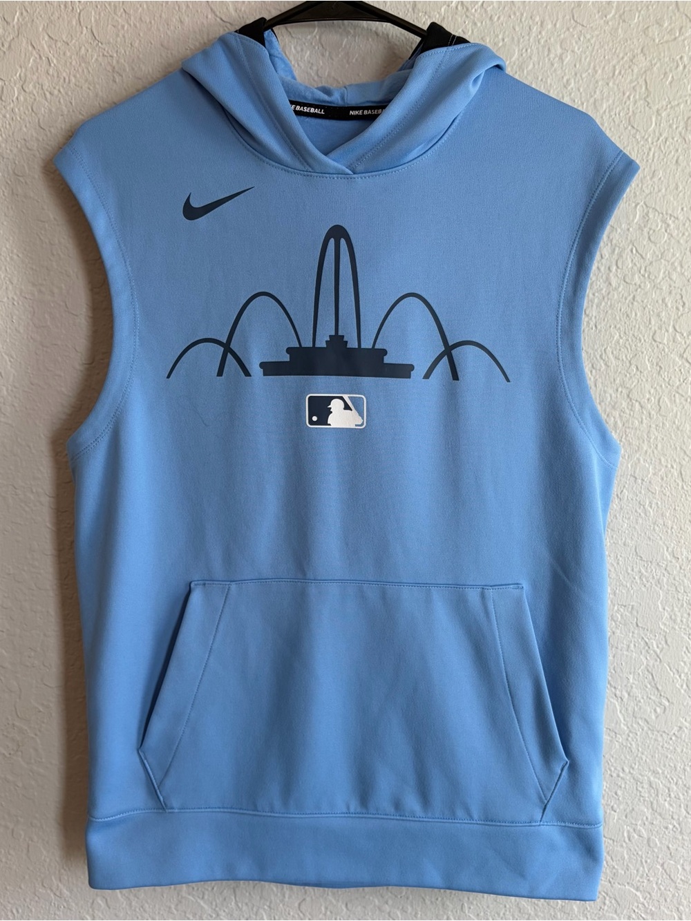 Nike Kansas City Royals City Connect Team Issued Sleeveless Hoodie - Men’s Small